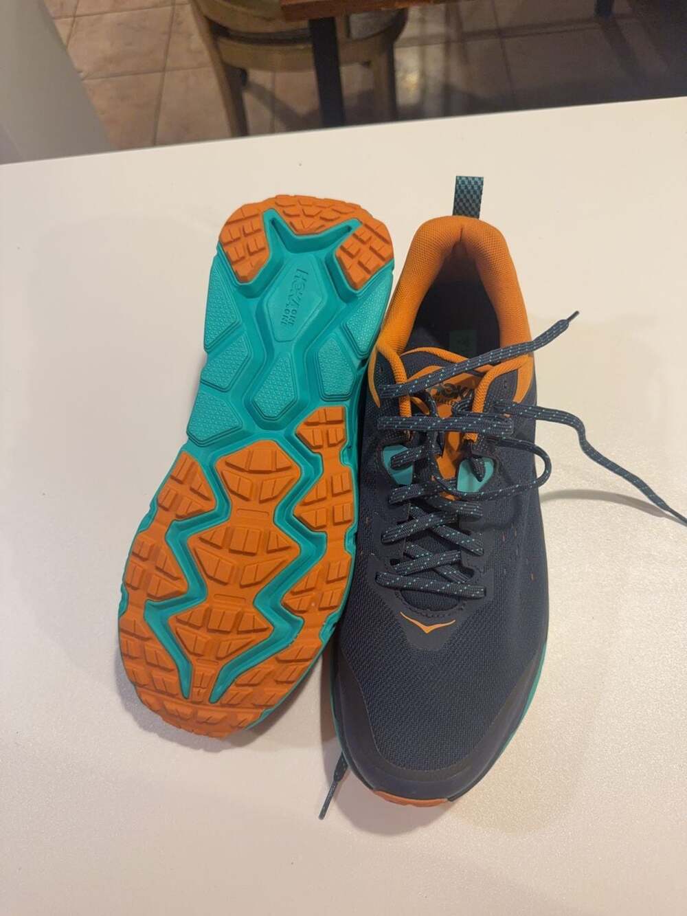 Hoka Challenger ATR 6 Running Shoe, size 10.5D, Men, Blue